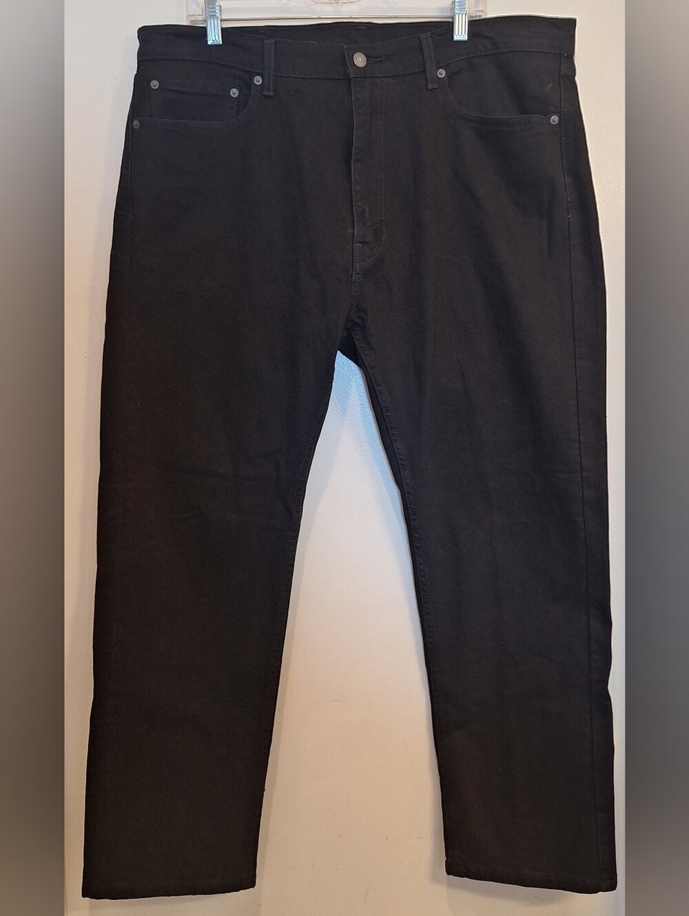 Levis 505 Jeans Men's Size 40x30 Black Straight Leg Denim Levi's Jean